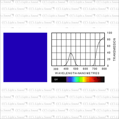 Clear Color 120 Deep Blue Filter - 7.6M Roll