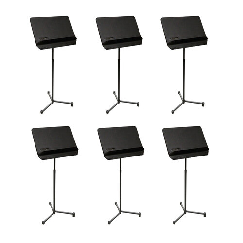 RATstands Performer 3 Music Stands with Extra Lip 6-Up