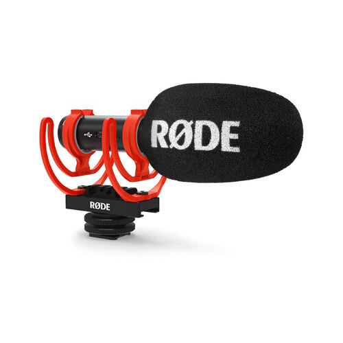 Rode VideoMic GOII Light-Weight On-Camera Shotgun Microphone with USB Connectivity