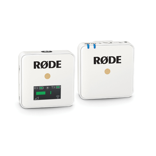 Rode Wireless GO Compact Voice Recording to Camera Wireless System - White