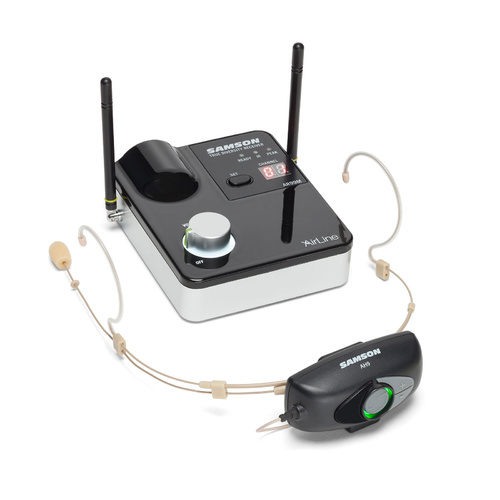 Samson Airline 99m AH9 DE10x Vocal Headset Micro UHF Wireless System D-freq. 542-566MHz
