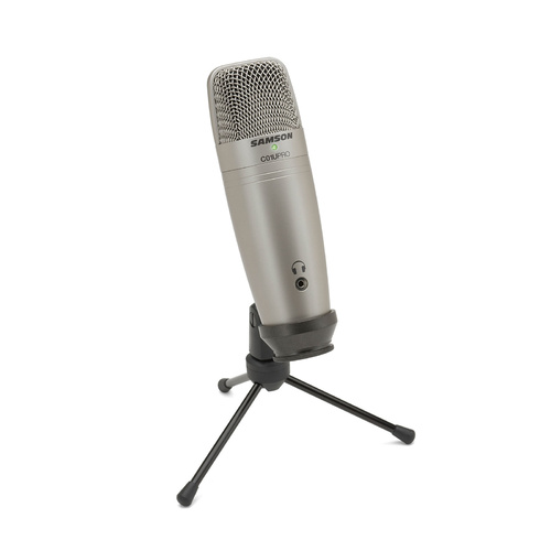 Samson C01U Pro USB Condenser Microphone with Headphone Output