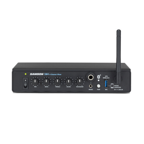 Samson SM4 4-Channel Mixer with Bluetooth and XPD Input