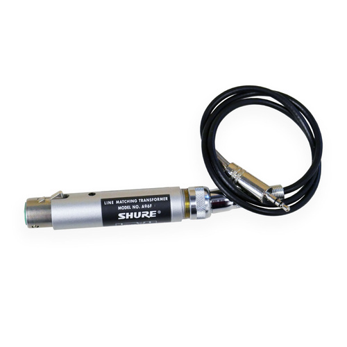 Shure A96F Line Matching Transformer. Low-Med Imp. XLR-3.5mm
