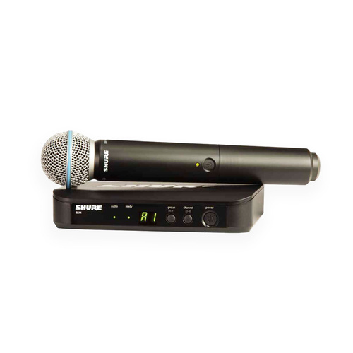 Shure BLX24B58 Wireless Microphone System with Beta58 Handheld Microphone Transmitter