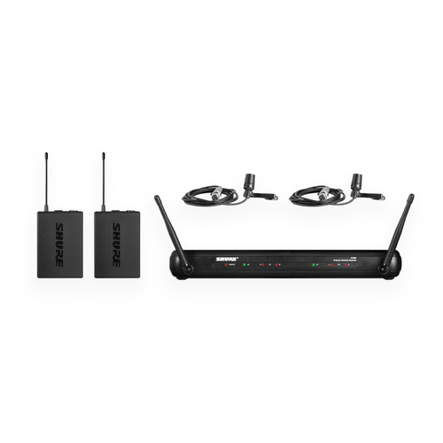 Shure SVX188CVL Dual-Channel Presenter System with Lavalier Microphones