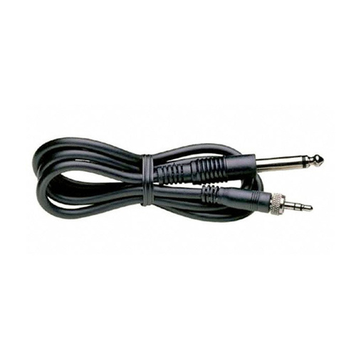 Sennheiser Instrument Cable for wireless transmitters 3.5mm lockable mini-jack - 6.35mm TS Jack