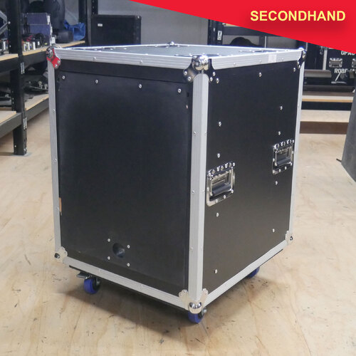 BravoPro 12RU Rack Case on Wheels with Under & Over Front & Rear Sliding Doors (secondhand)